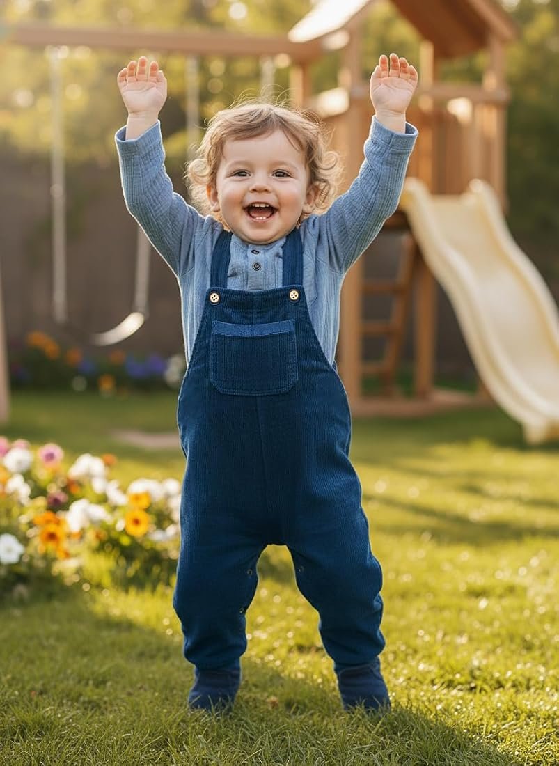 Brushed Corduroy Overalls